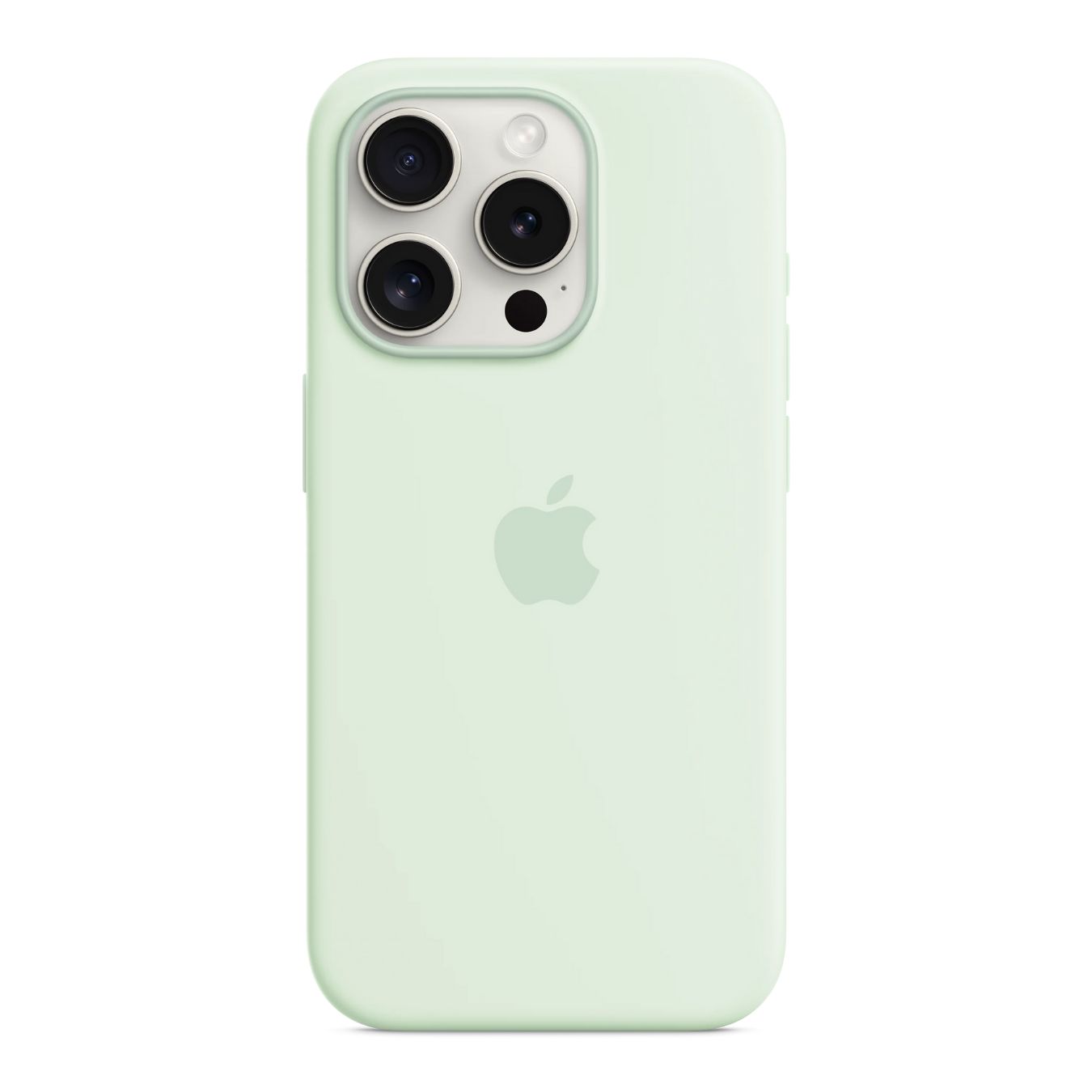Funda de silicona con MagSafe - Light Mint