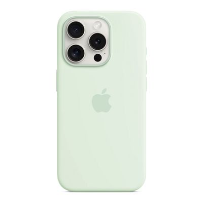 Funda de silicona con MagSafe - Light Mint