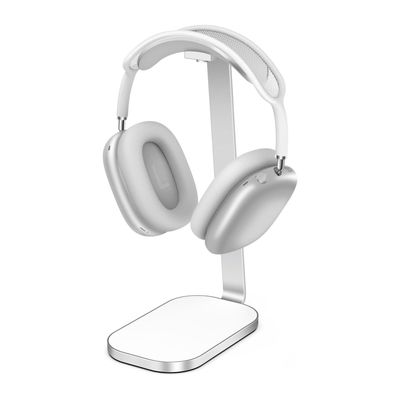 Audio Stand Pro – Soporte de Audífonos en Aluminio (Silver White)
