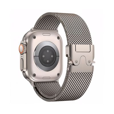 Brazalete Milanese Mesh – Natural Titanium (Apple Watch) Brazalete Milanese Mesh – Natural Titanium (Apple Watch)
