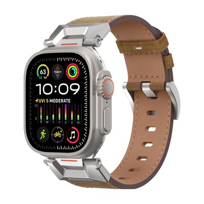 Correa Alpha Leather – Desert (Apple Watch)
