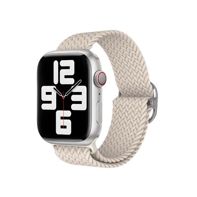 Correa Braided Loop – Linen (Apple Watch)