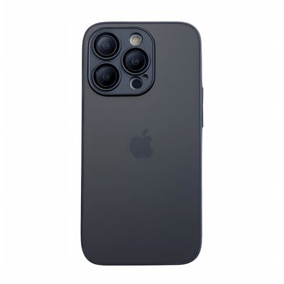 Case Frosted Glass AG – Black (iPhone)
