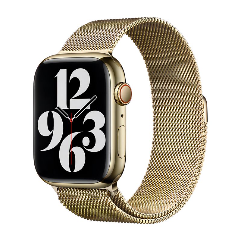Pulsera Milanese Loop – Starlight Gold (Apple Watch)
