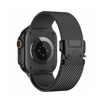 Brazalete Milanese Mesh – Black Titanium (Apple Watch) Brazalete Milanese Mesh – Black Titanium (Apple Watch)