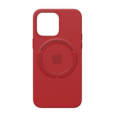 Case MagSafe Leather – Product (RED) (iPhone)