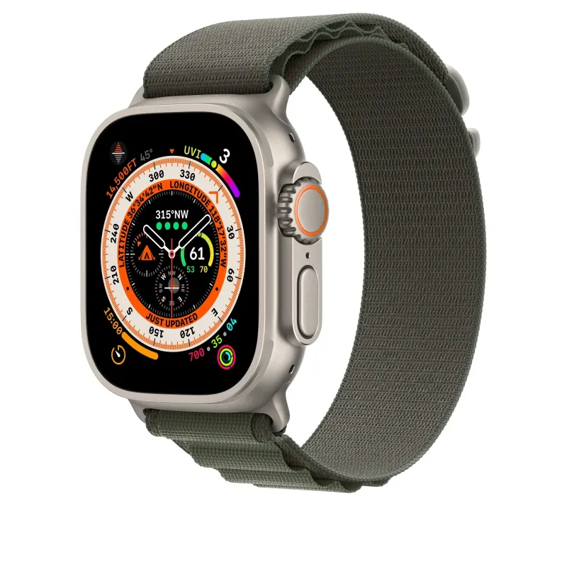 Correa Alpine Loop – Olive (Apple Watch)