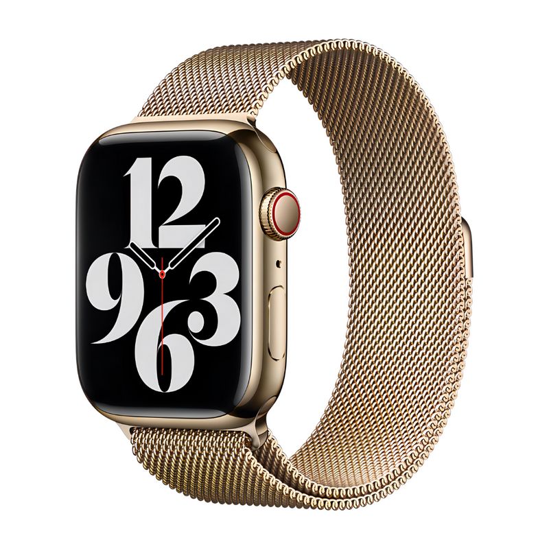 Pulsera Milanese Loop – Bronze Gold (Apple Watch)