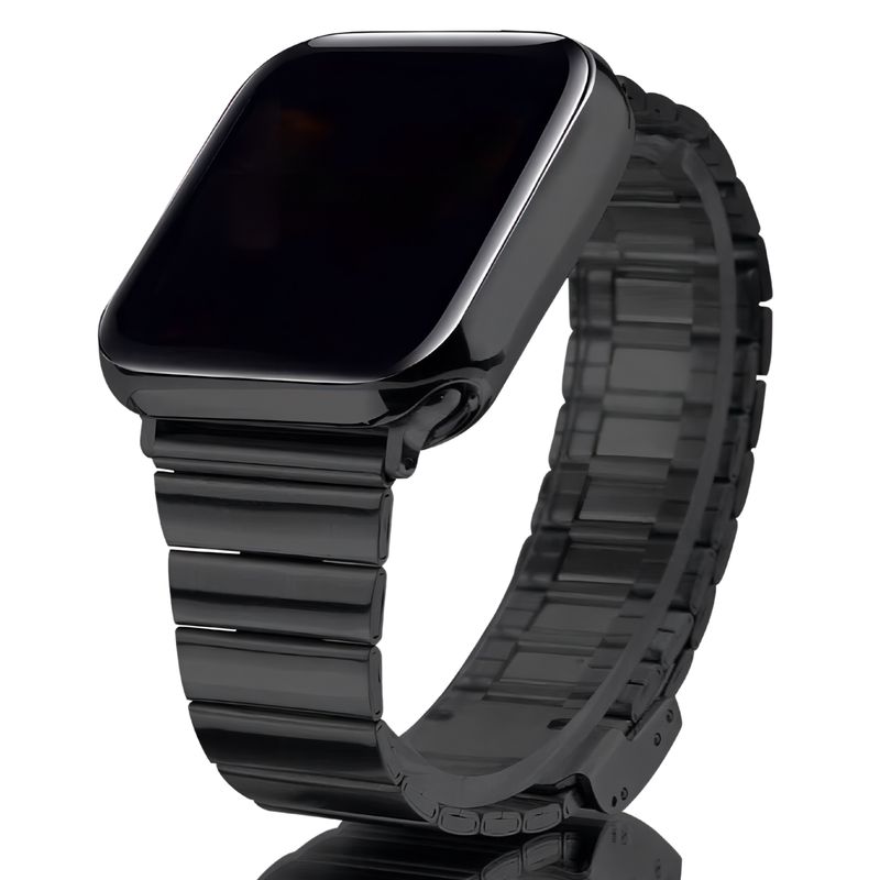 Brazalete Steel – Negro Grafito para Apple Watch