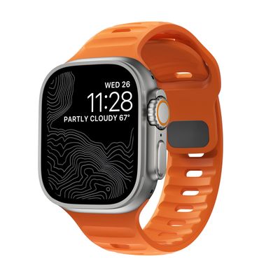 Correa Monark Sport – Naranja Volcánico para Apple Watch