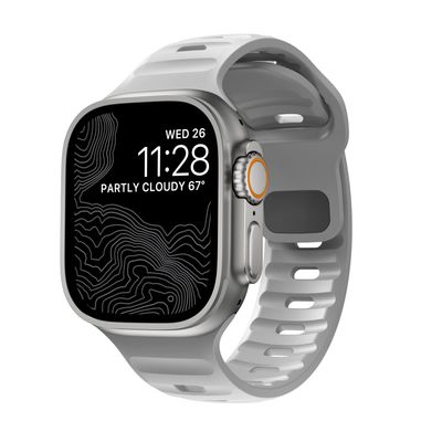 Correa Monark Sport – Gris Niebla para Apple Watch