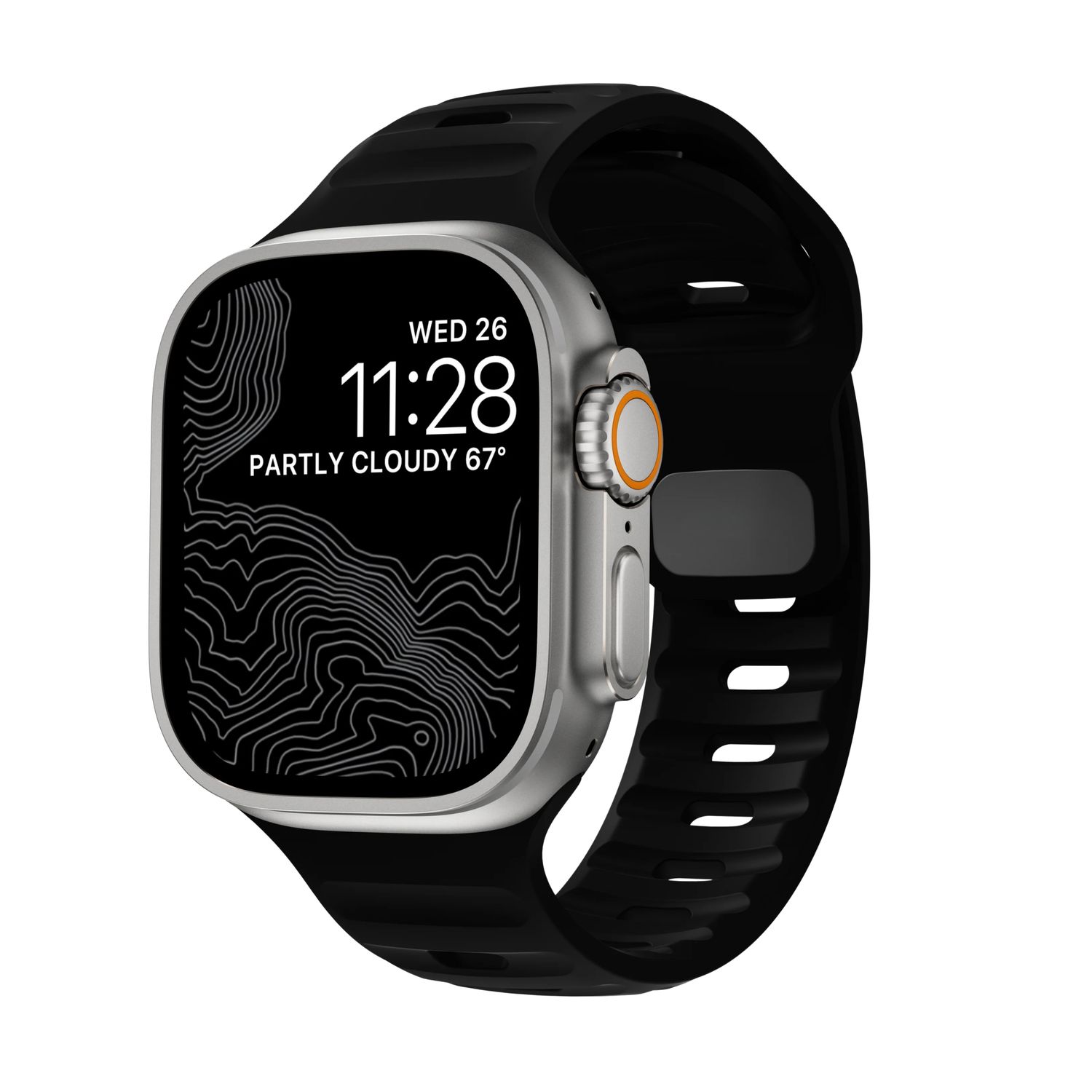 Correa Monark Sport – Negro Ónix para Apple Watch