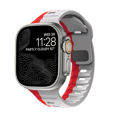 Correa Monark Sport – Gris Fuego para Apple Watch