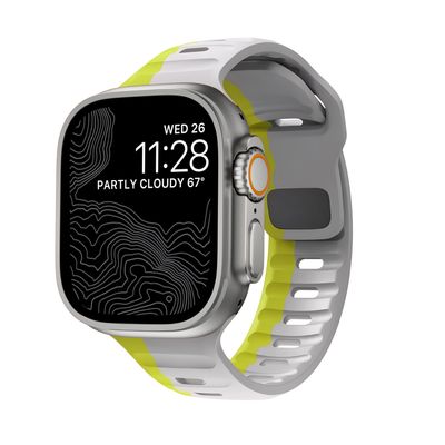 Correa Monark Sport – Gris Volt para Apple Watch