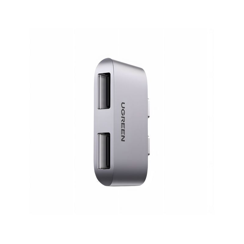 Adaptador USB-C a 2 Puertos USB-A 3.1 – UGREEN (Gris)
