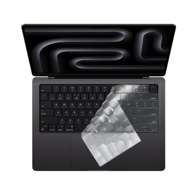 Protector de Teclado Transparente Distribución Español​ para MacBook