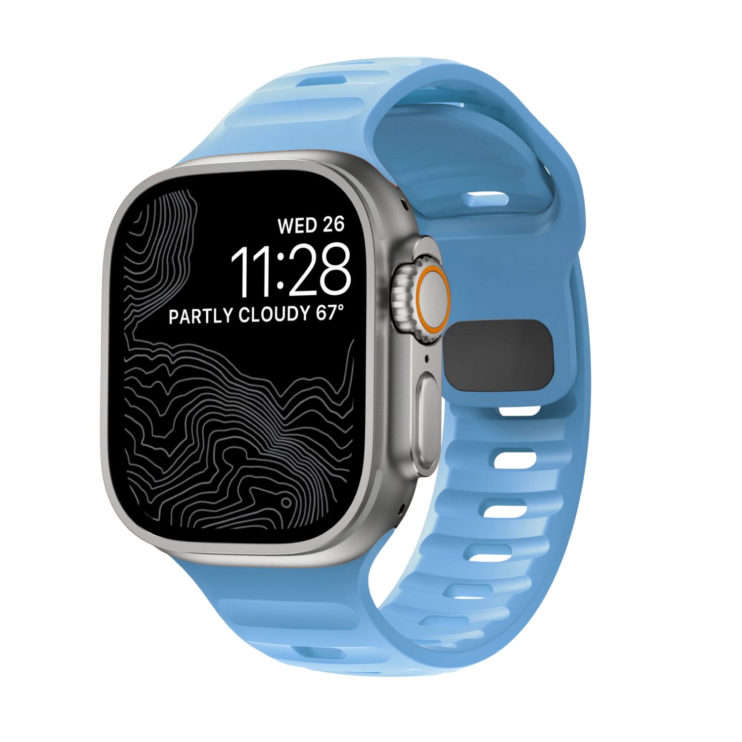 Correa Monark Sport – Azul Cielo para Apple Watch