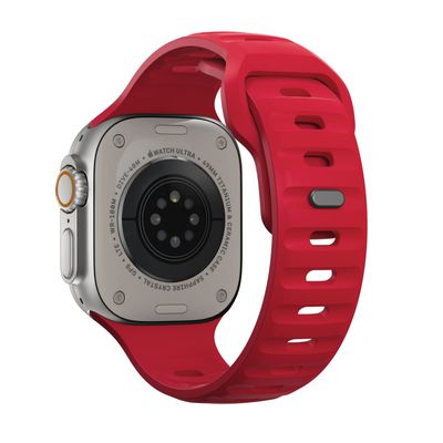 Correa Monark Sport – Rojo Carmesí para Apple Watch