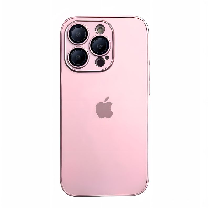 Case Frosted Glass AG – Rose (iPhone)