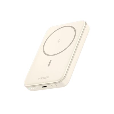 Power Bank Magnético 10000mAh 20W USB-C – UGREEN (Marfil)