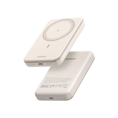 Power Bank Inalámbrico Magnético 10000mAh 20W USB-C – UGREEN (Marfil) Power Bank Inalámbrico Magnético 10000mAh 20W USB-C – UGREEN (Marfil)