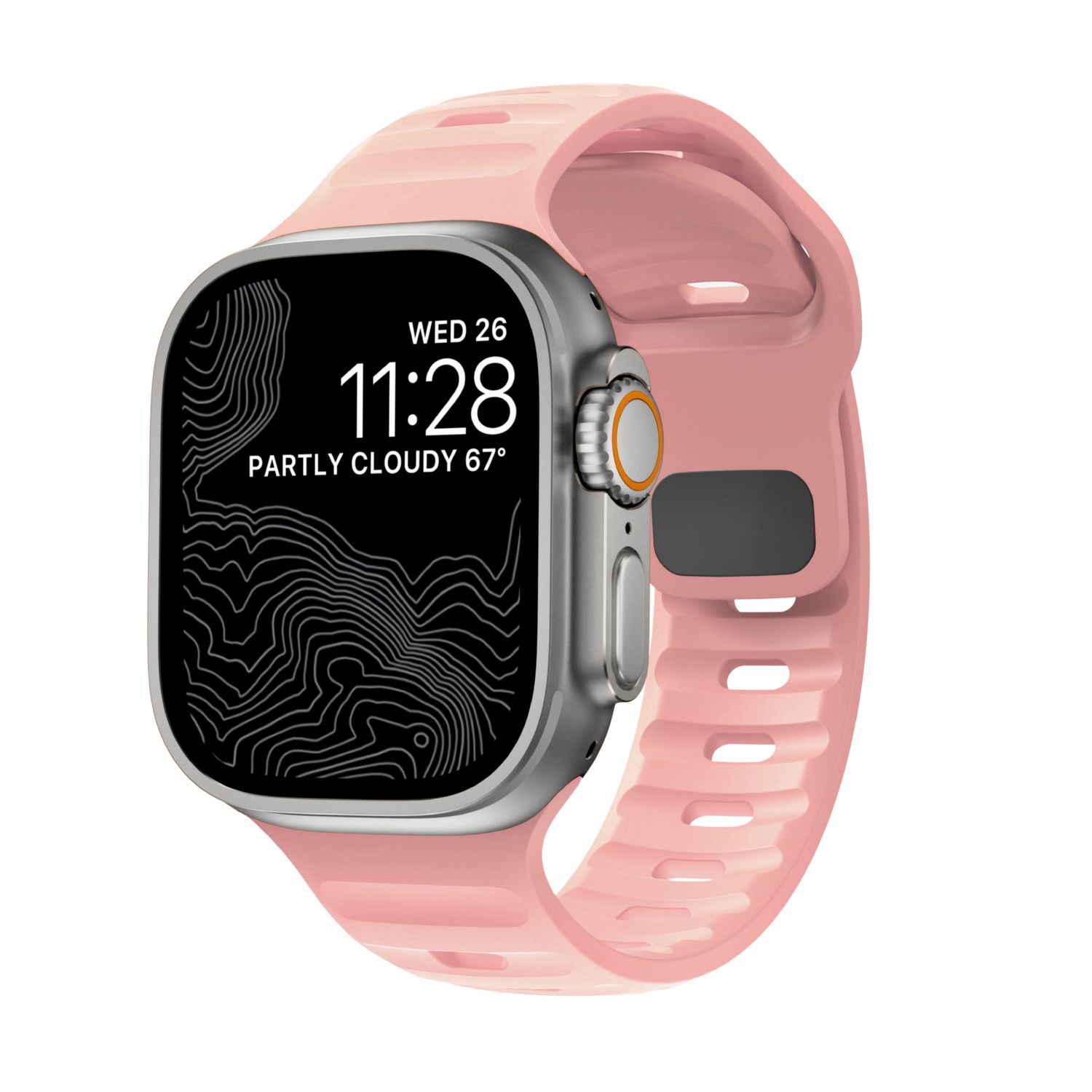 Correa Monark Sport – Rosa Coral para Apple Watch