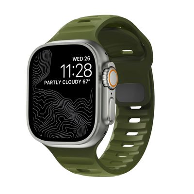 Correa Monark Sport – Verde Selva para Apple Watch