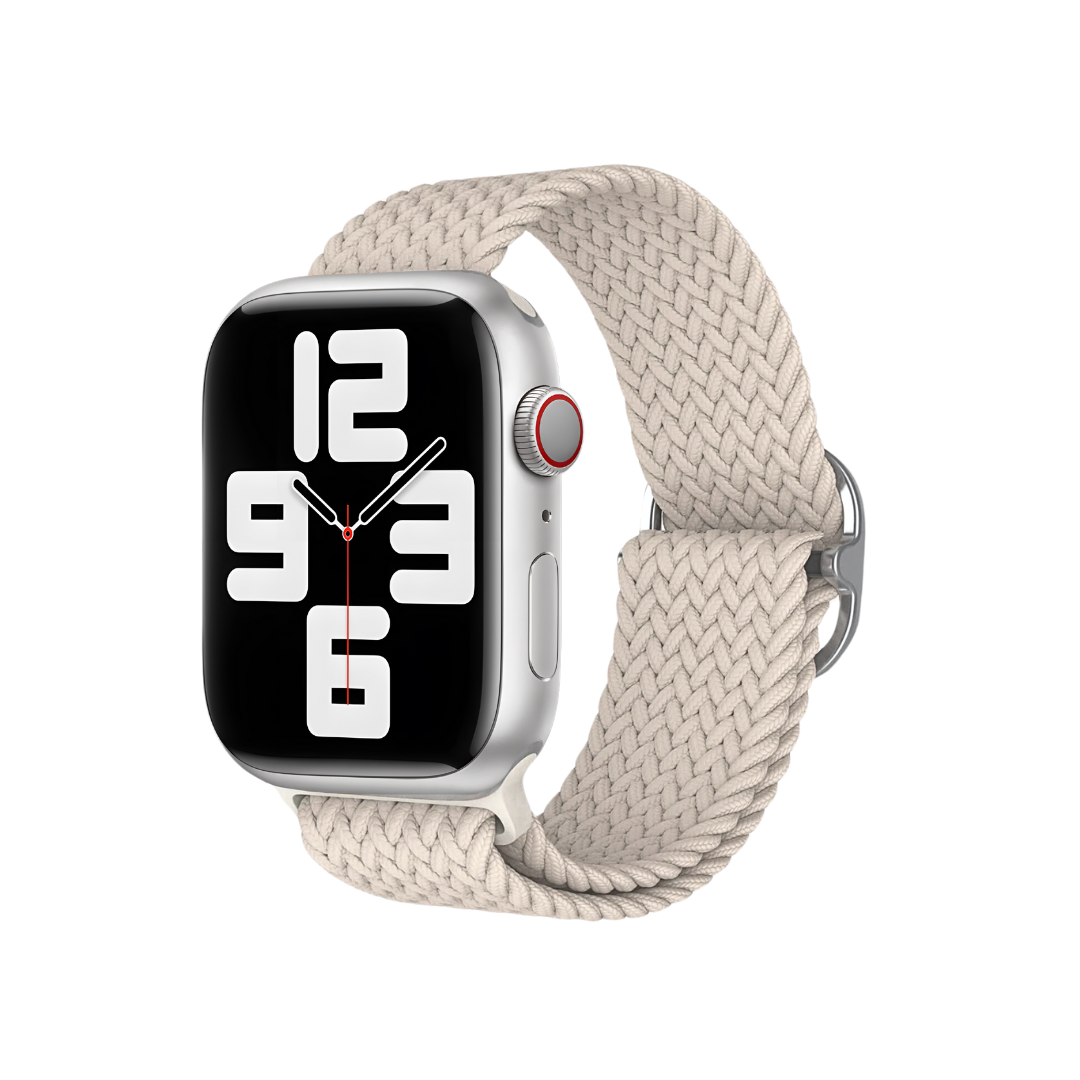 Correa Braided Loop – Marfil (Apple Watch)