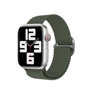 Correa Braided Loop – Verde Bosque (Apple Watch)