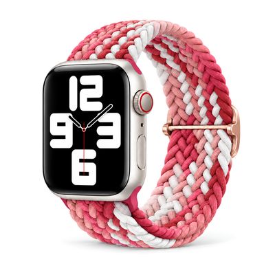 Correa Braided Loop – Coral Rosado (Apple Watch)