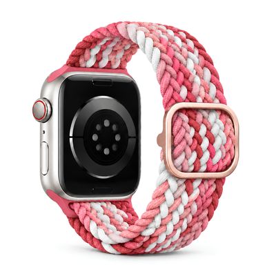 Correa Braided Loop – Coral Rosado (Apple Watch)