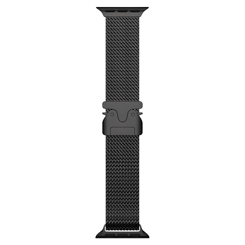 Brazalete Milanese Mesh – Negro Grafito para Apple Watch