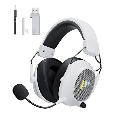 Audífonos Gaming Mytrix Tac Master Wireless Lossless – White