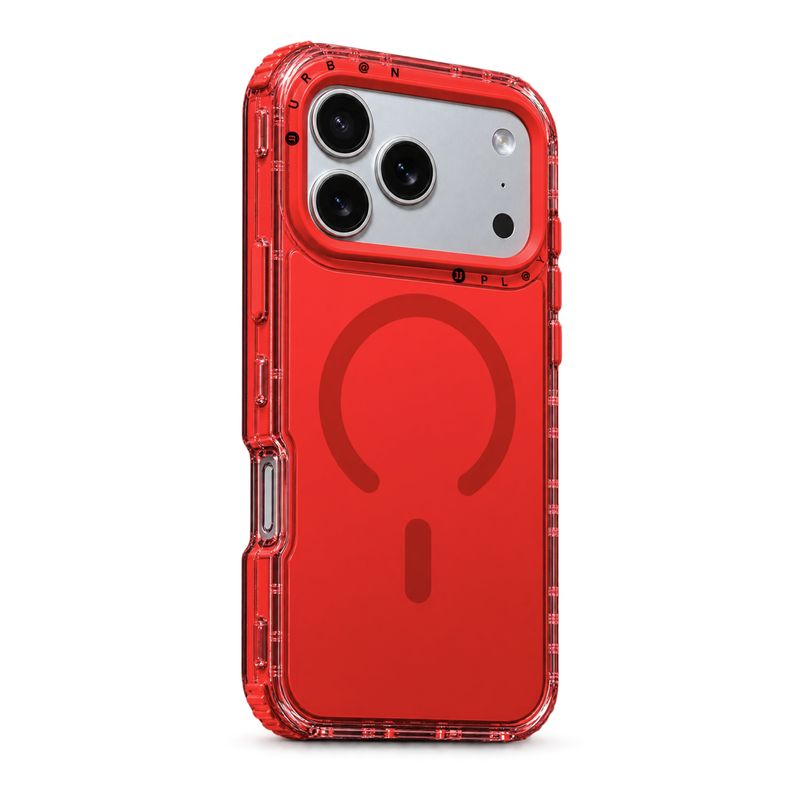Case MagSafe Urban Play Shield Soft para iPhone – Rojo Coral