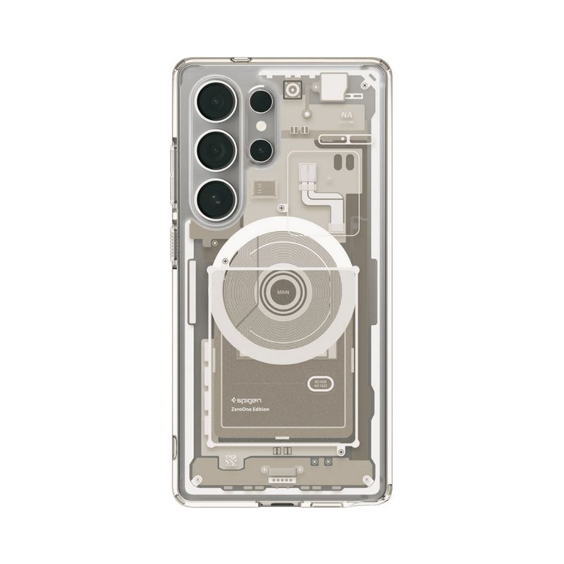 Funda Zero One MagFit para Galaxy (Natural Titanium) – Spigen