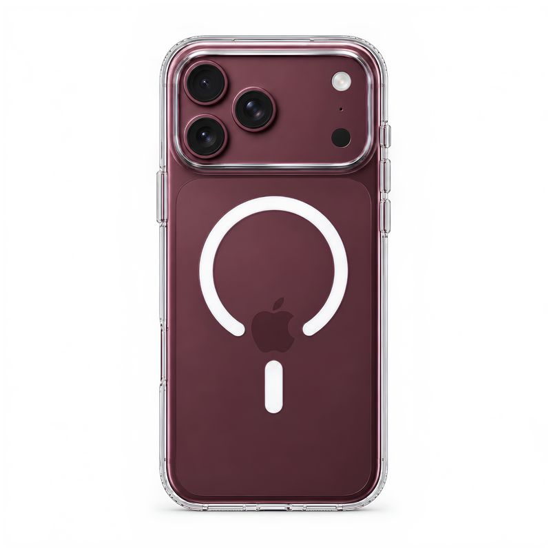 Funda SheerForce Transparente con Aro MagSafe Blanco para iPhone – Belkin