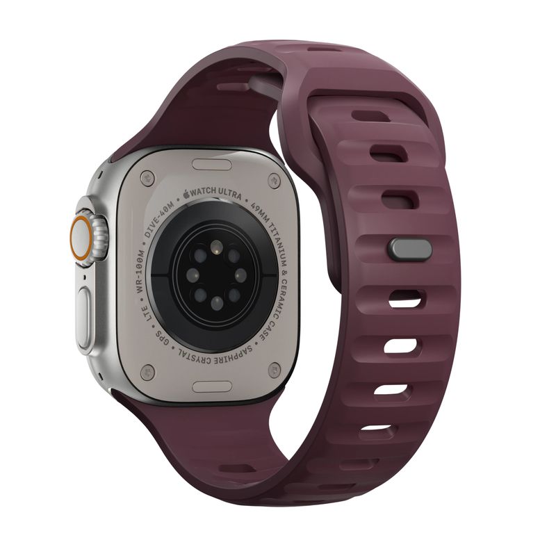 Correa Monark Sport – Borgoña para Apple Watch