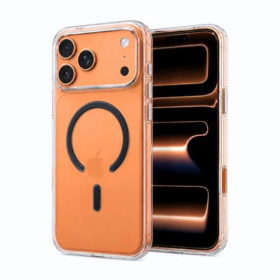 Funda SheerForce Transparente con Aro MagSafe Negro para iPhone – Belkin