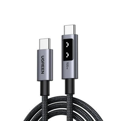 Cable Smart Display USB-C 100W con Pantalla LED – UGREEN