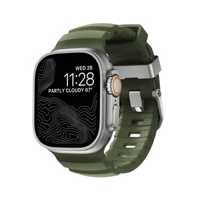 Correa Expedition Bosque con Hebilla Titanio Natural para Apple Watch – Monark