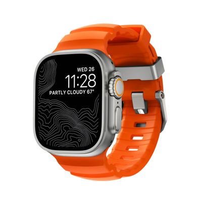 Correa Expedition Magma con Hebilla Titanio Natural para Apple Watch – Monark