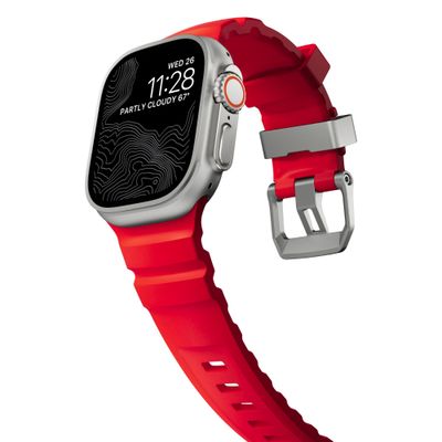 Correa Expedition Lava con Hebilla Titanio Natural para Apple Watch – Monark