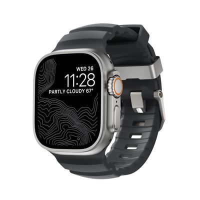 Correa Expedition Obsidiana con Hebilla Titanio Natural para Apple Watch – Monark
