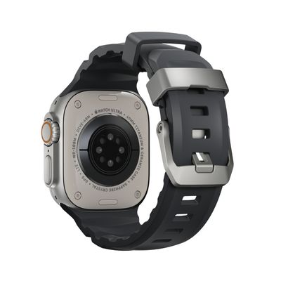 Correa Expedition Obsidiana con Hebilla Titanio Natural para Apple Watch – Monark