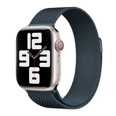 Pulsera Milanese Loop – Deep Teal (Apple Watch)