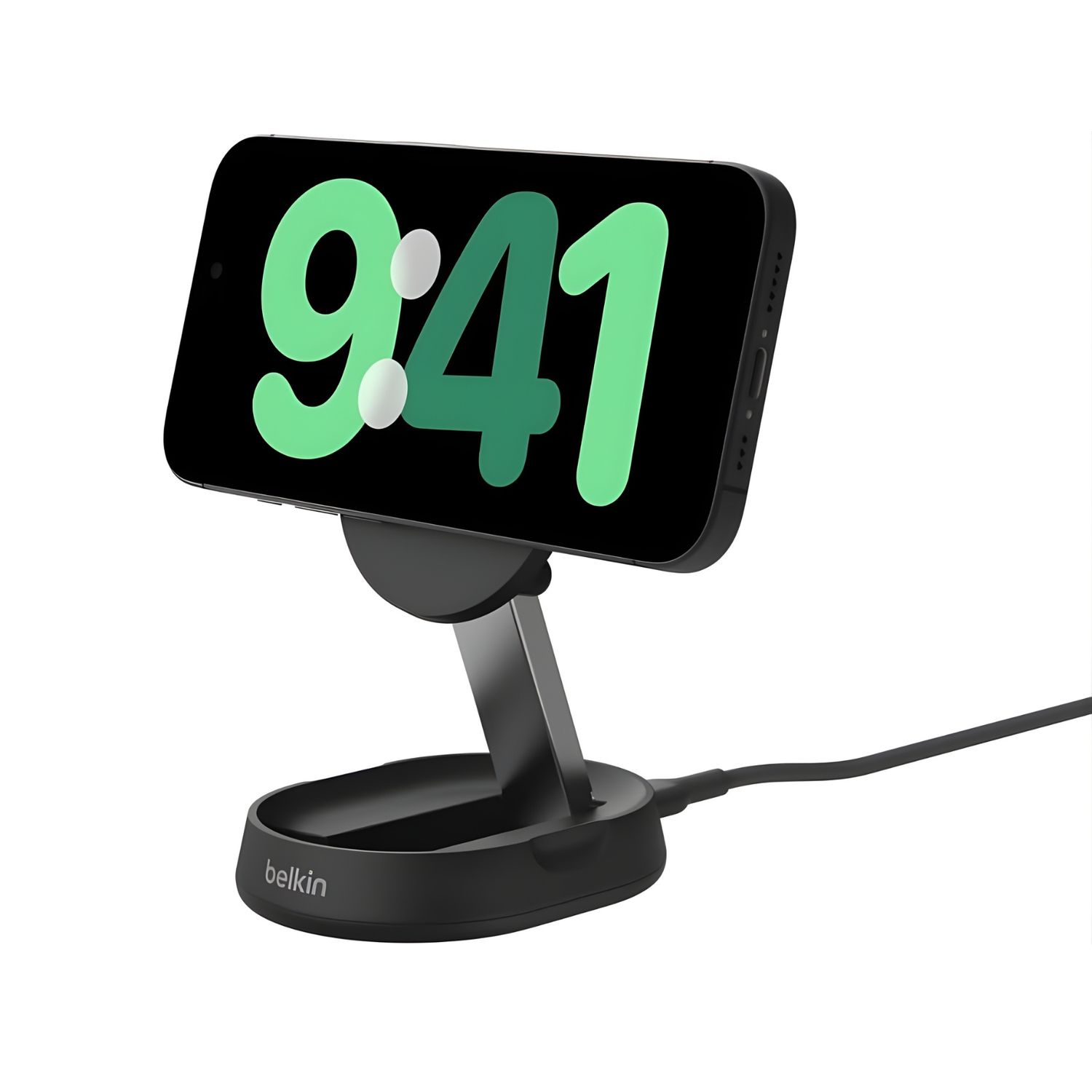 Estación Magnética Qi2 15W Convertible – Charcoal (Belkin)