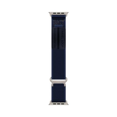 Correa Travel Loop – Midnight Navy (Titanium Lugs) Apple Watch