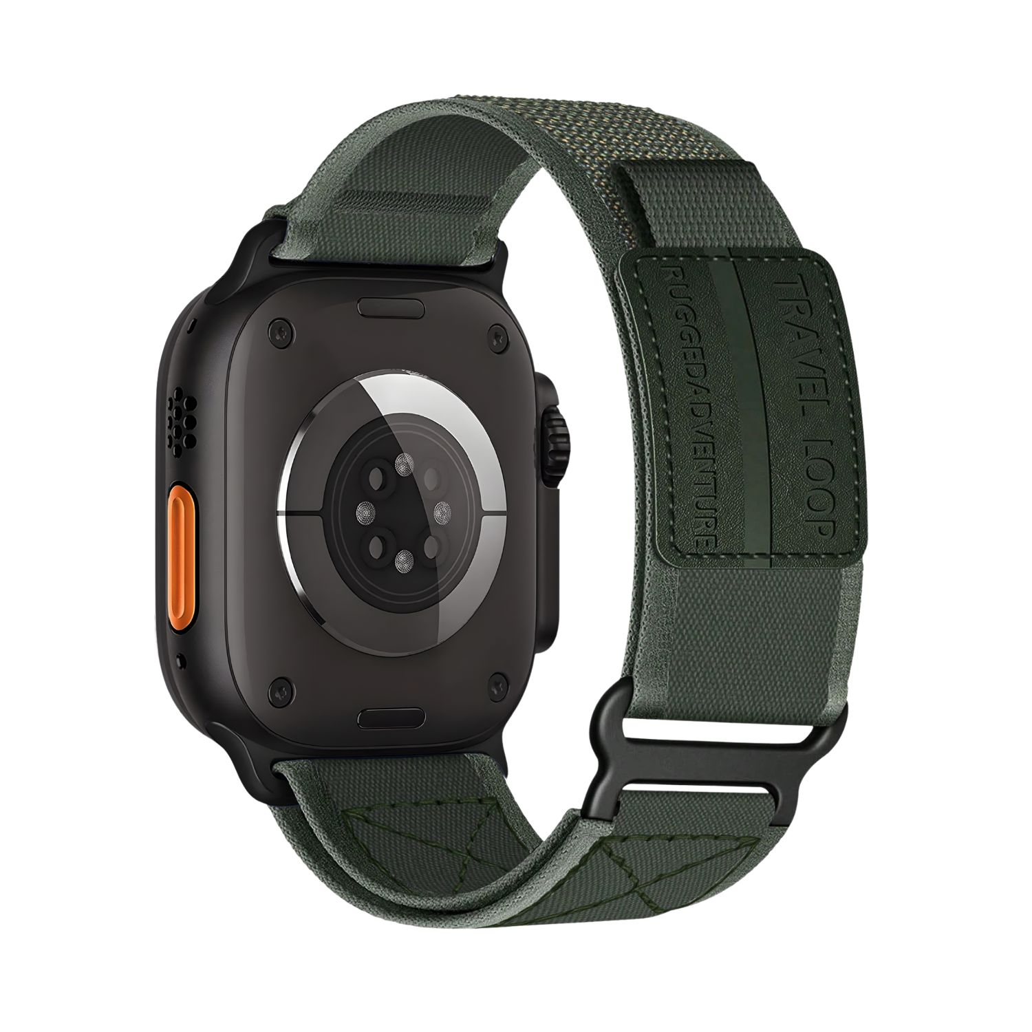 Correa Travel Loop – Forest Ranger (Black Lugs) Apple Watch