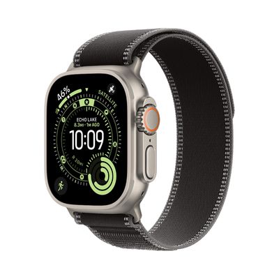 Correa Trail – Charcoal Black (Apple Watch)