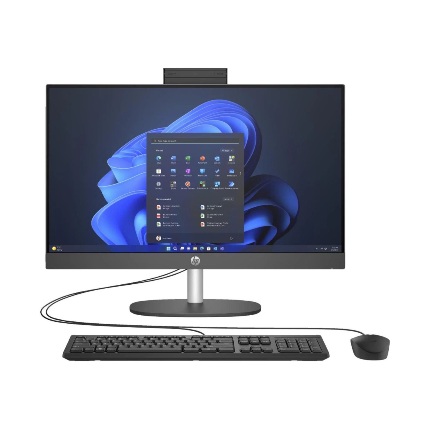 All-In-One ​HP All-in-One 24-cr0233la 23.8” – AMD Ryzen 3 7320U, 8GB LPDDR5, SSD 512GB